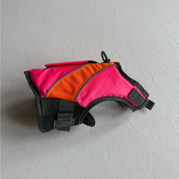 Doggy Life Vest Pink and Orange - Picture 2 of 6